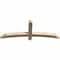 Ekena Millwork Bellingham Smooth Timber Gable Bracket, Douglas Fir, 60"W x 22"H x 3 1/2"D x 3 1/2"F, 9/12 Pitch GBW060X22X0404BEL00SDF - alternate 3